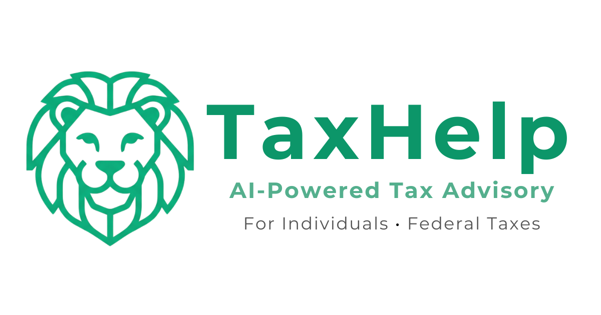 TaxHelp brand, AI powered tax support